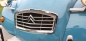 Preview: Haubengrill grau -Original Qualität-, verchromtem Rahmen, 2CV